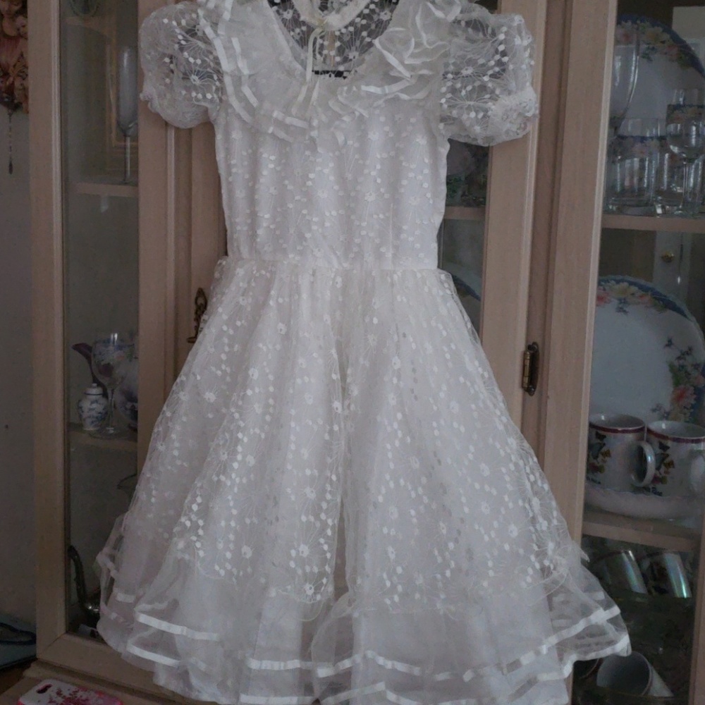 First Communion White Dress